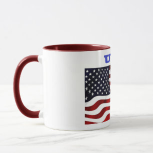 Amerikaanse vlag mok