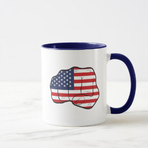 Amerikaanse vlag mok