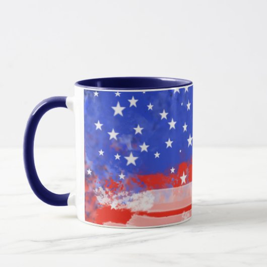Amerikaanse vlag mok (Links)