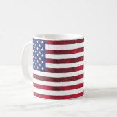 Amerikaanse vlag Mok (Voorkant links)