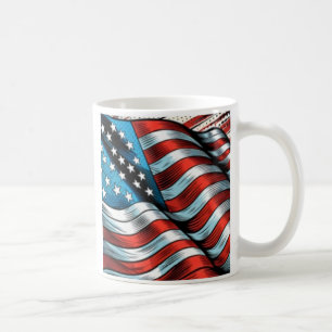 Amerikaanse vlag-Mok Koffiemok