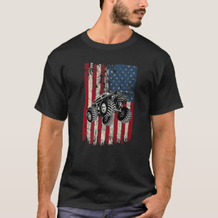 Amerikaanse vlag Monster Truck Racing US Monster T T-shirt