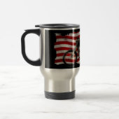 Amerikaanse vlag, motorfiets, motorfiets, varken, reisbeker (Links)