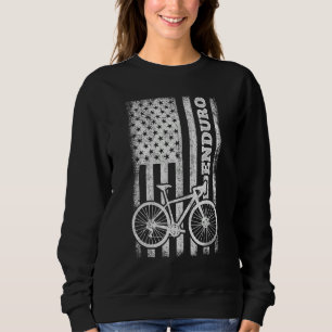 Amerikaanse vlag mountainbike onafhankelijkheidsda trui