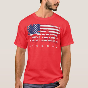 Amerikaanse vlag MTB Mountain Bike Apparel - Mount T-shirt