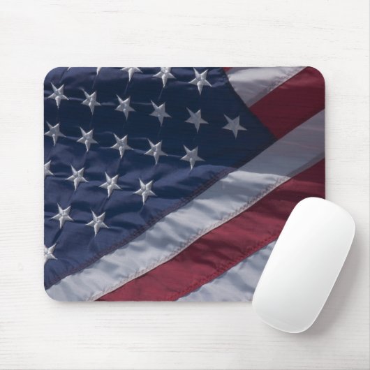 Amerikaanse vlag. muismat (Met muis)