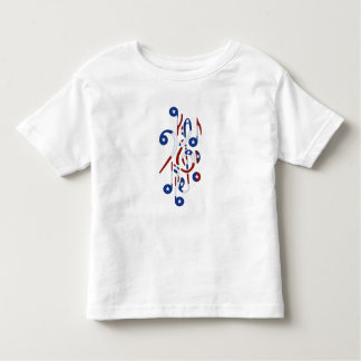 Amerikaanse vlag Musical Notes Kinder Shirts