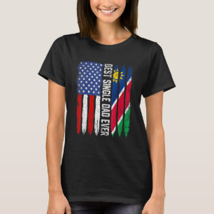 Amerikaanse vlag Namibië vlag beste vader ooit Va T-shirt