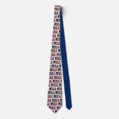 Amerikaanse vlag Necktie Stropdas (Voorkant)