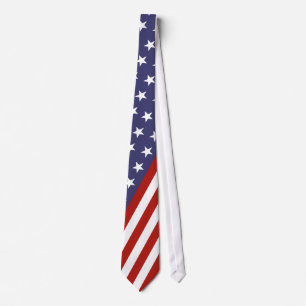 Amerikaanse vlag Necktie Stropdas