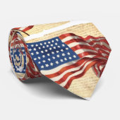  Amerikaanse vlag nek Draag Stropdas (Opgerold)