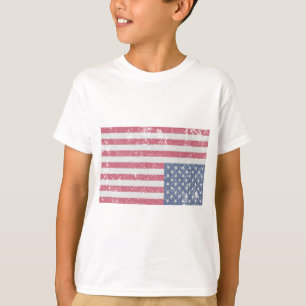Amerikaanse Vlag Nood Ondersteboven Verenigde Stat T-shirt
