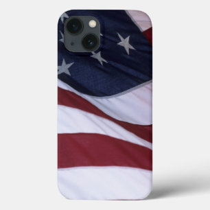 Amerikaanse vlag, North Carolina, Verenigde Staten iPhone 13 Hoesje