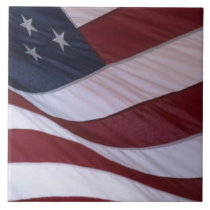Amerikaanse vlag, North Carolina, Verenigde Staten Tegeltje