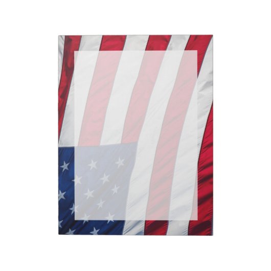 Amerikaanse vlag notitieblok (Gedraaid)