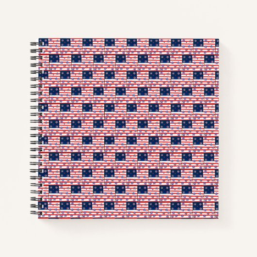 Amerikaanse vlag notitieboek (Voorkant)