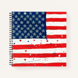 Amerikaanse vlag notitieboek