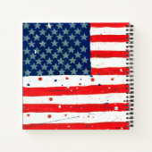 Amerikaanse vlag notitieboek (Achterkant)