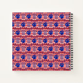 Amerikaanse vlag notitieboek (Achterkant)