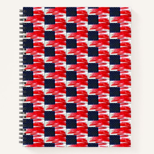 Amerikaanse vlag notitieboek (Voorkant)