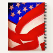 Amerikaanse vlag notitieboek (Achterkant)