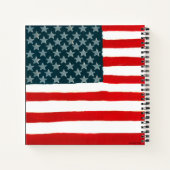 Amerikaanse vlag notitieboek (Achterkant)