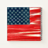 Amerikaanse vlag notitieboek (Achterkant)