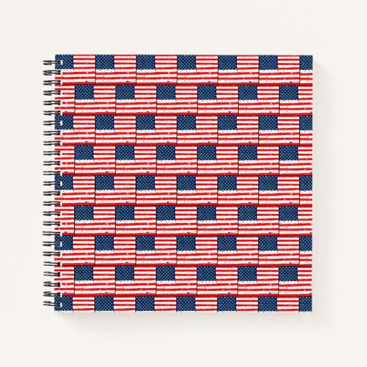 Amerikaanse vlag notitieboek (Voorkant)