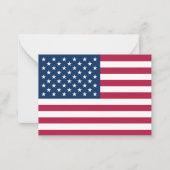 Amerikaanse vlag notitiekaartje (Voorkant)