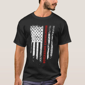 Amerikaanse Vlag Onderhoudsbeheerder T-shirt