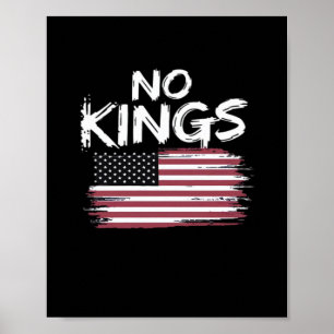 Amerikaanse Vlag Ondersteboven Noodtoestand Geen K Poster