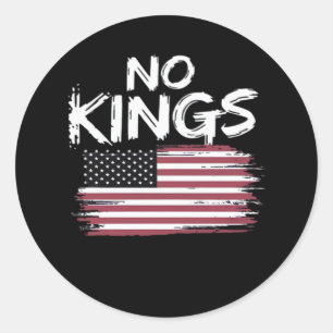 Amerikaanse Vlag Ondersteboven Noodtoestand Geen K Ronde Sticker