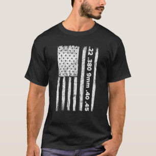 Amerikaanse vlag op 4 juli Amerikaanse rode blauwe T-shirt