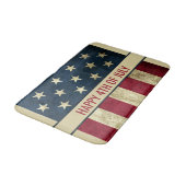  Amerikaanse vlag op 4 juli Badmat (Gekanteld)