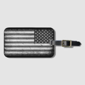 amerikaanse vlag op 4 juli bagagelabel (Voorkant (horizontaal))