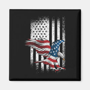 Amerikaanse vlag op 4 juli onafhankelijkheidsdag P Magneet