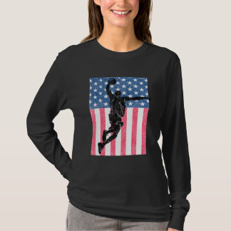 Amerikaanse vlag op 4 juli T-shirt