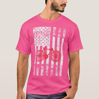 Amerikaanse vlag op 4 juli t-shirt
