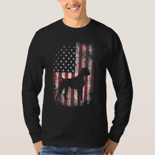 Amerikaanse vlag op 4 juli Verenigde Staten patrio T-shirt