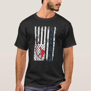 Amerikaanse vlag op de Noordpool Jumpi T-shirt