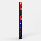 Amerikaanse vlag op de oude muur Case-Mate iPhone case (Achterkant/rechts)