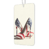 Amerikaanse vlag op hoge hakken luchtverfrisser (Links)