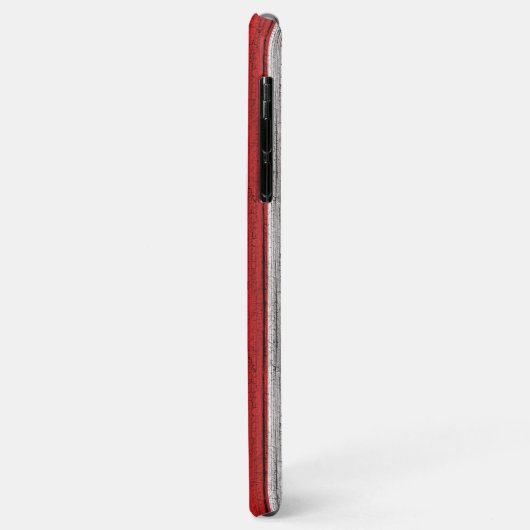 Amerikaanse vlag op  houtnerfpatroon Case-Mate iPhone case (Achterkant/links)