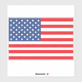 Amerikaanse Vlag op maat gesneden vinylSticker Sticker (Vel)