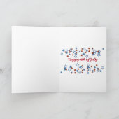 Amerikaanse vlag op zak kaart (Binnen)