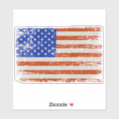 Amerikaanse vlag "oude glorie" sticker (Vel)