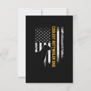 Amerikaanse vlag: oudste rottweiler pa RSVP Kaartje