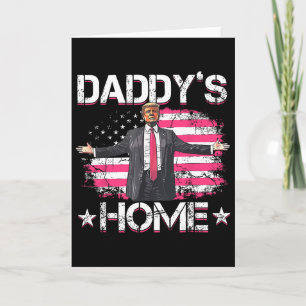 Amerikaanse Vlag Papa Is Thuis Trump 2024 Patriott Kaart