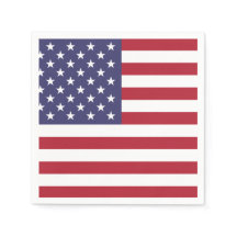 AMERIKAANSE VLAG | PAPIER NAPKIN