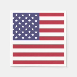 AMERIKAANSE VLAG | PAPIER NAPKIN SERVET